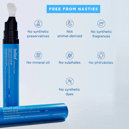 Last 3 Hours to Save! Aqua Bomb Eye Gel - Hydrates & Brightness | Fights Dark Circles  & Fine Line
